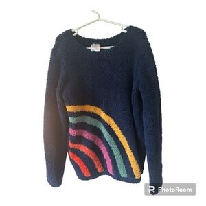 Cozy Multicolor Rainbow Sweater - Hanna Andersson